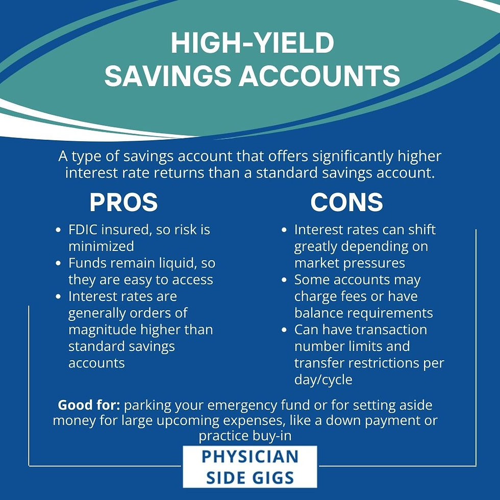 advantages of high interest savings accounts