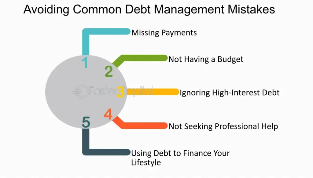 common debt management errors