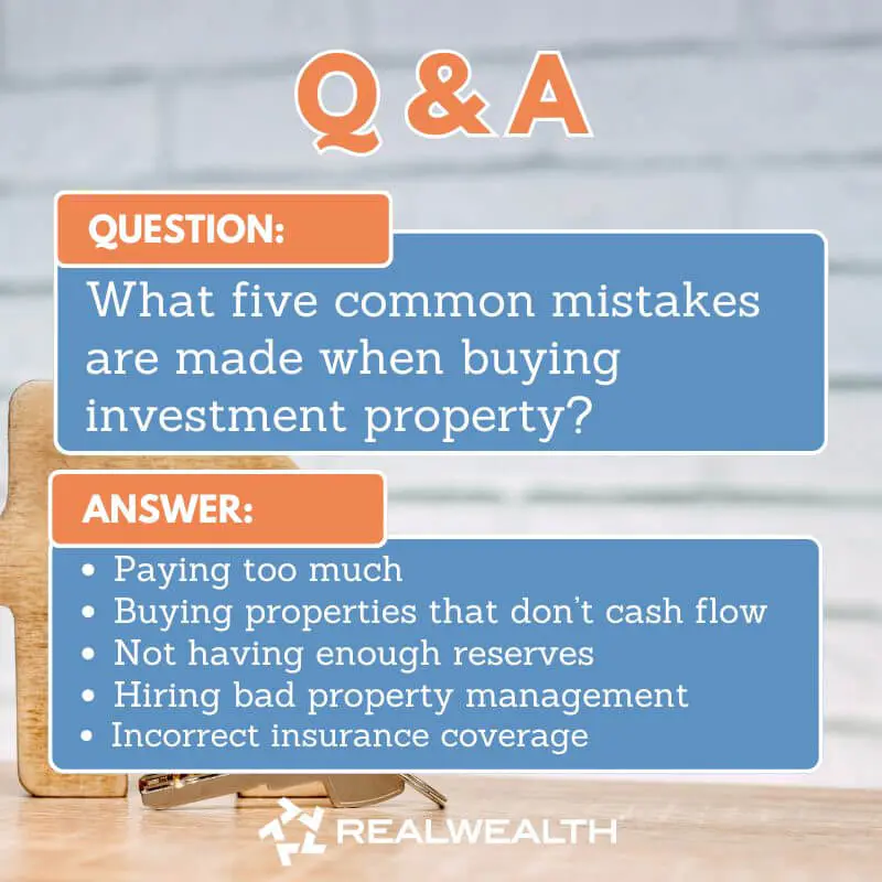 common mistakes to avoid in real estate investing