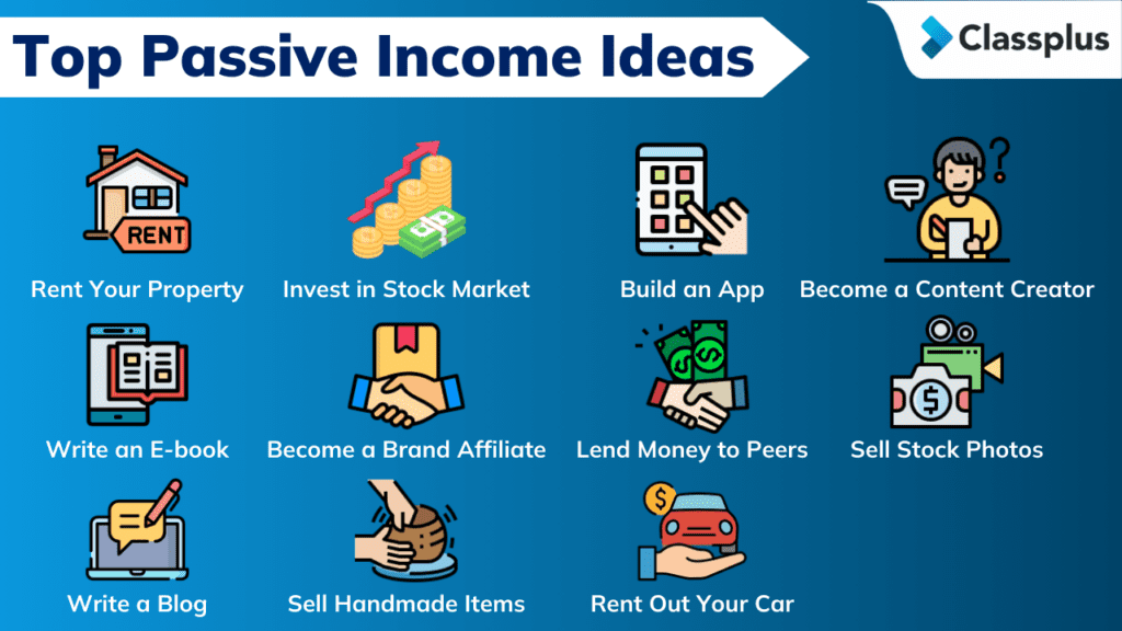 creative ideas for passive income investments