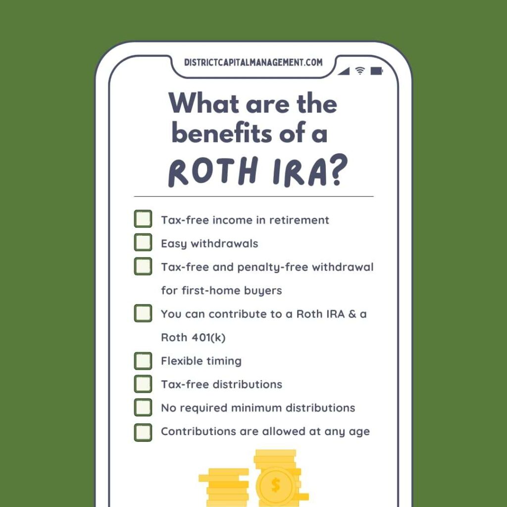roth ira account advantages