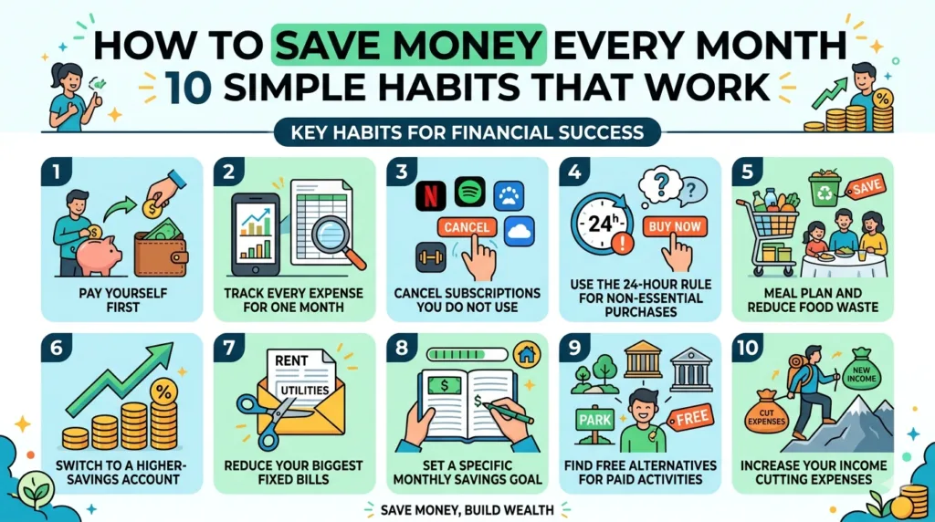 15 Simple Habits to Save More Money Every Single Month